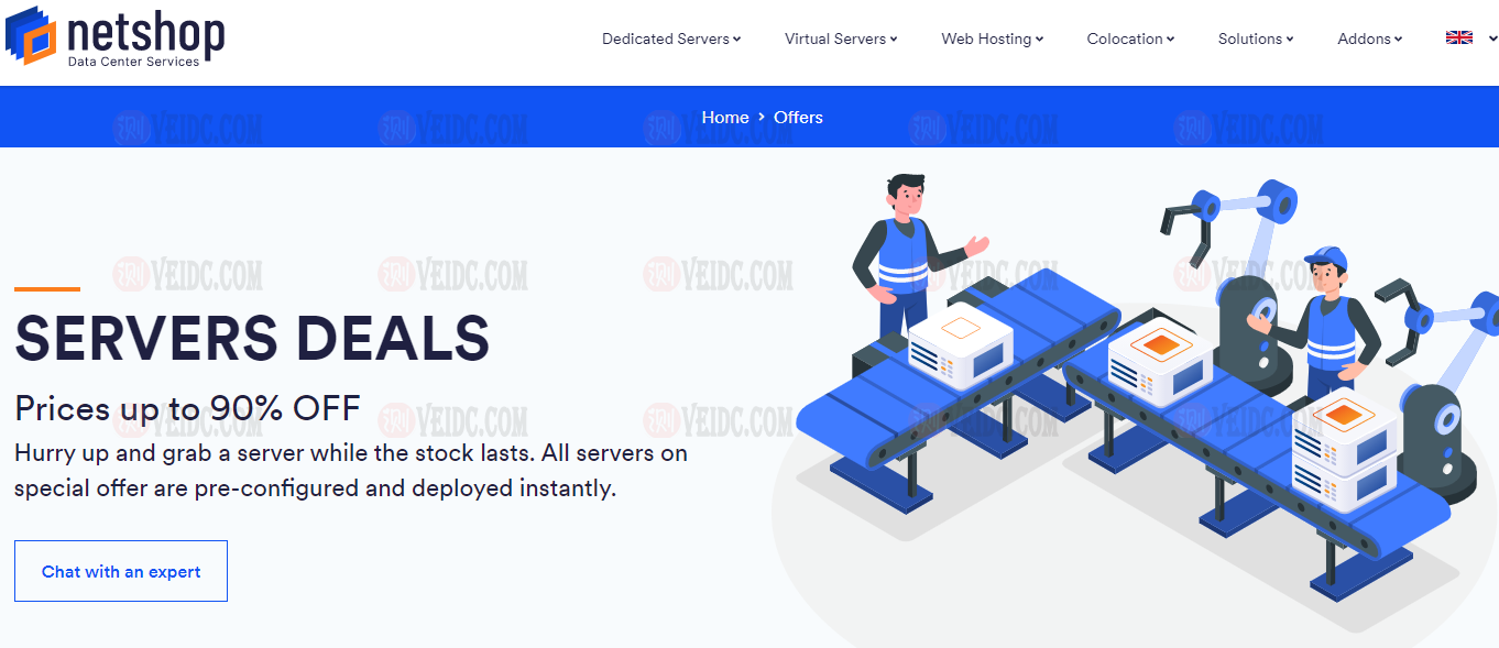 NetShop：塞浦路斯服务器促销/双Xeon E5410/16 GB/2 x 300 GB SAS/50 Mbps不限流量/€60/月-国外主机测评