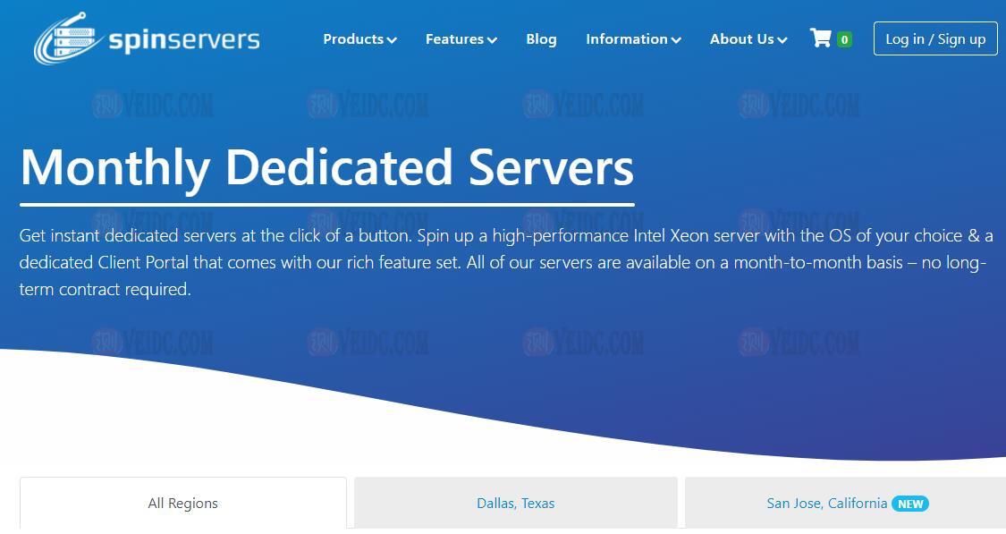 SpinServers：美国高配服务器4路e5-4640v2(40核/80线程)、768G内存、4*1.6TSSD、10Gbps带宽/$499/月-国外主机测评