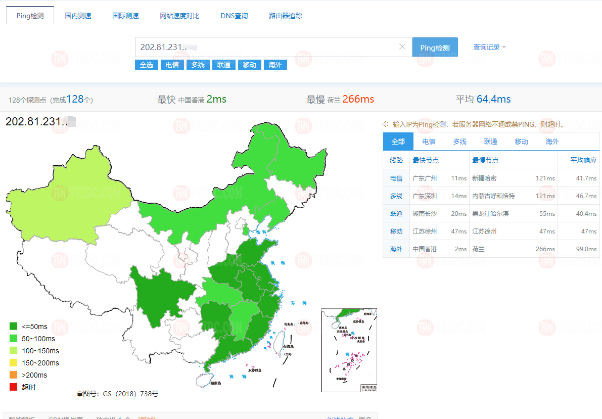 Netfront：上网利器/香港VPS/原生IP/三网直连/最高160Mbps大带宽/最新路由，性能，流媒体等测评数据分享-国外主机测评