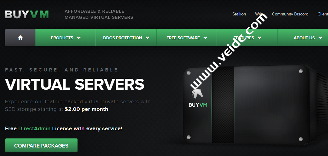 Buyvm：拉斯维加斯和卢森堡有货/AMD Ryzen高性能VPS/1Gbps端口不限流量/免费DirectAdmin、Blesta、windows/$2起/月-国外主机测评