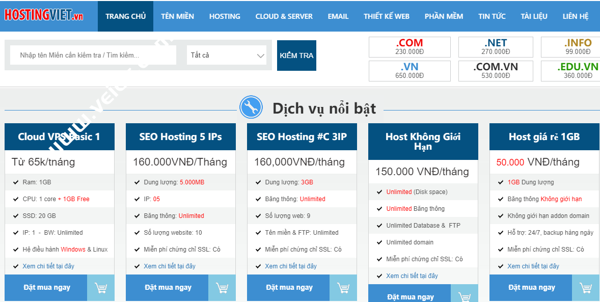 hostingviet：越南便宜VPS，免费Windows系统/150Mbps不限流量，1核2G内存20GB SSD，月付18元起-国外主机测评