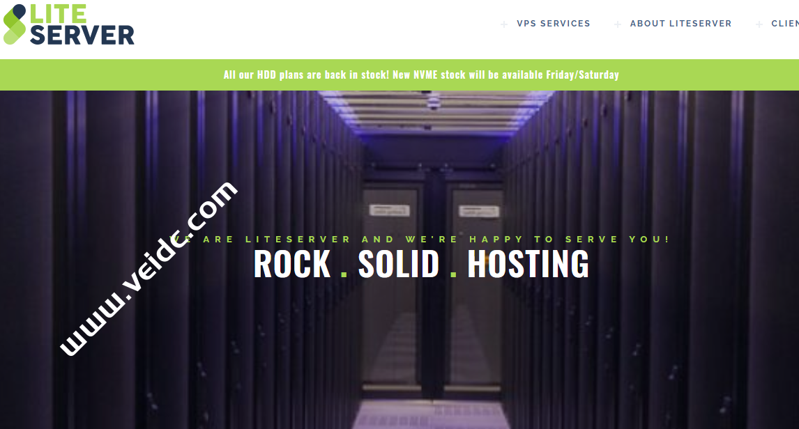 liteserver：荷兰大硬盘VPS，1核/1G内存/512G HDD/1G带宽/10T月流量/€5/月-国外主机测评