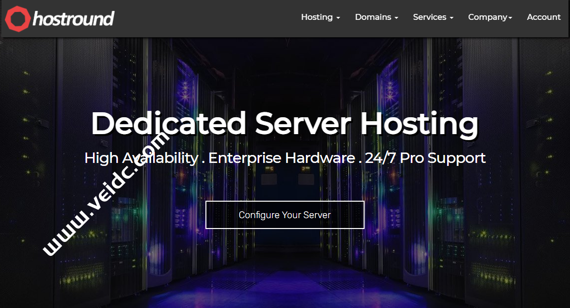 HostRound：美国服务器/E-2276G/32GB DDR4/1TB NVMe/1Gbps端口月流量100TB/$149/月-国外主机测评