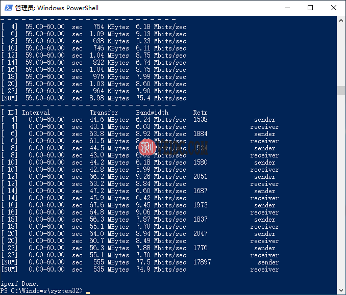 国外VPS使用iperf3测试本地连接最大速度-国外主机测评