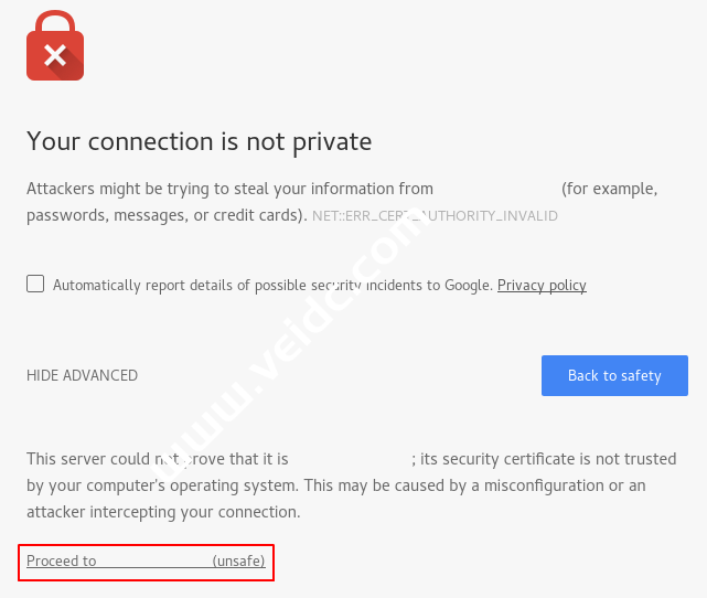 Nginx 自签名覆盖