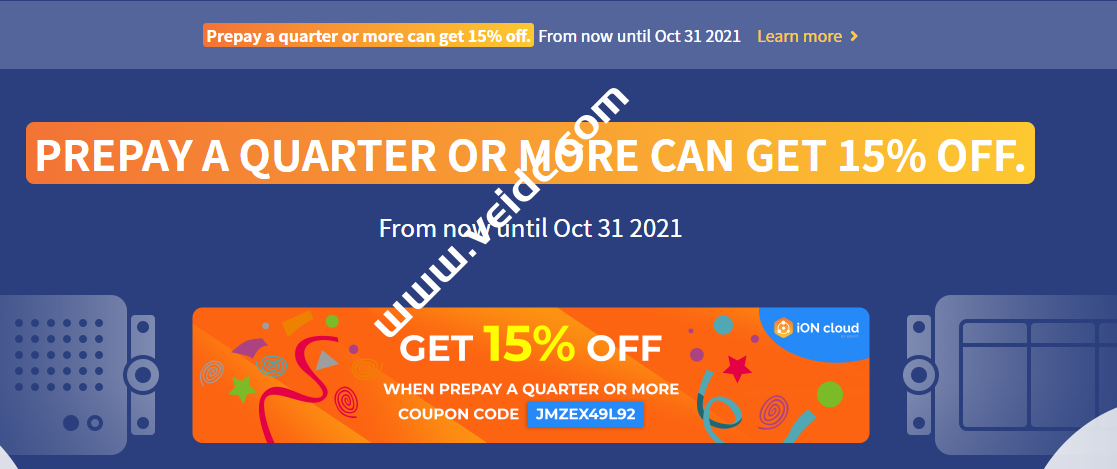 iON Cloud：美国圣何塞vps/洛杉矶vps，CN2 GT线路VPS八五折，季付37.1美元/起-国外主机测评