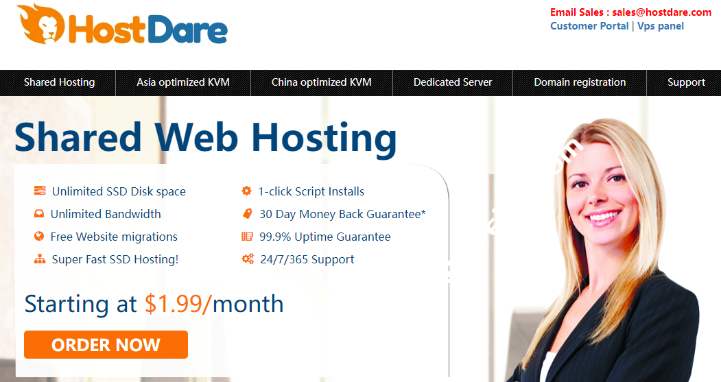 Hostdare#黑五#：与搬瓦工GIA相同线路，85折优惠进行中，年付$42.49起-国外主机测评