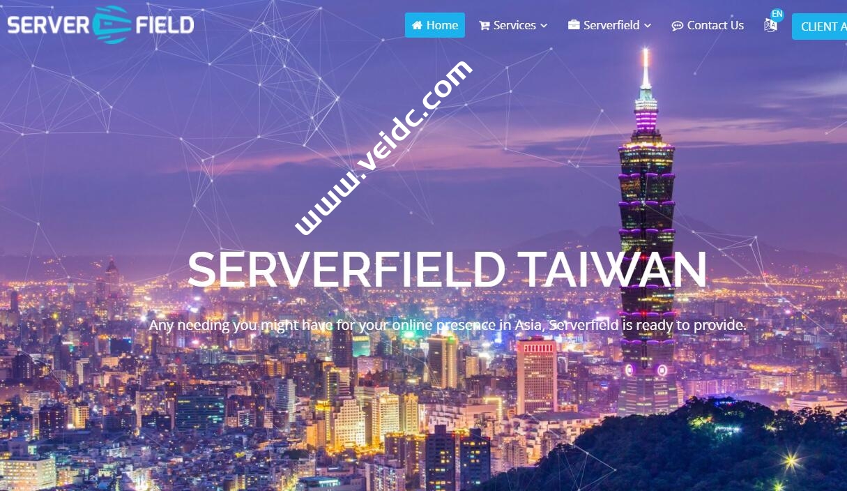 Serverfield：台湾原生IP独服和VPS新品，100Mbps不限流量，可解锁台湾Netflix/Disne等流媒体-国外主机测评
