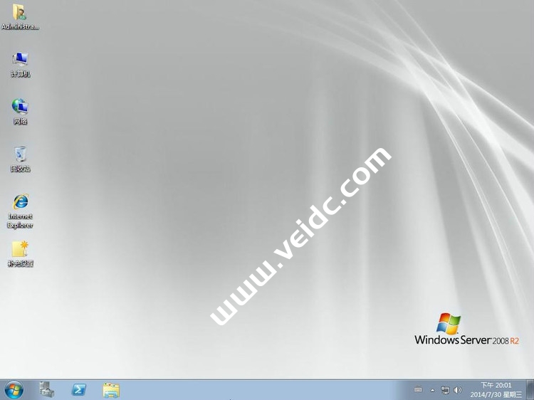 Linode VPS 安装 Windows 2008 R2系统示例教程步骤7远程连接成功