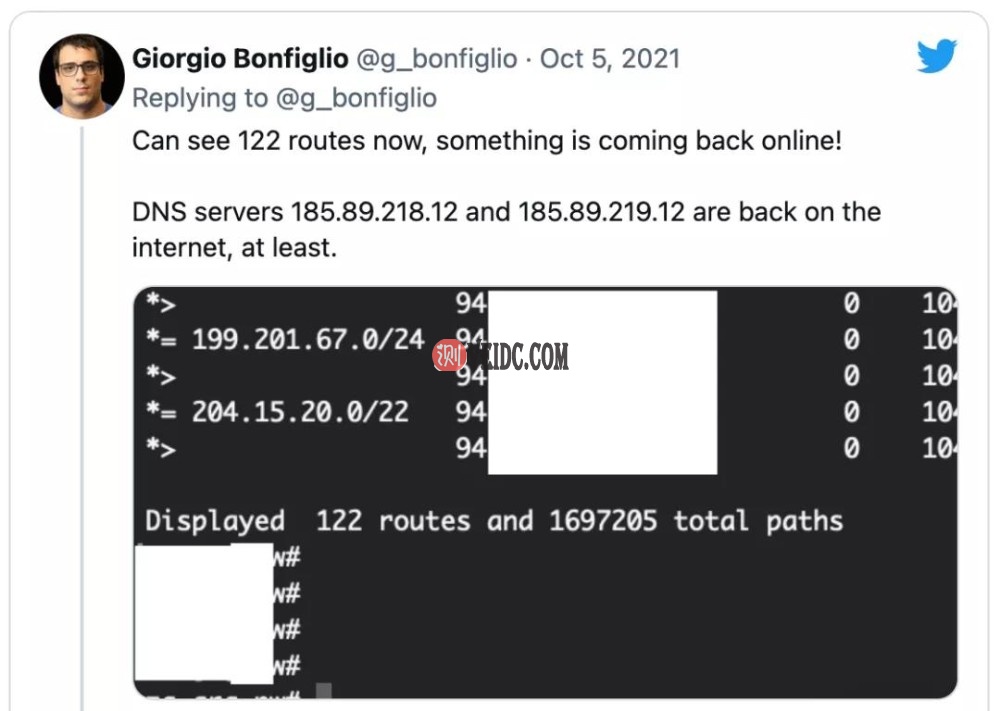 又一起BGP路由故障事件：Facebook 大瘫痪，6个小时无法访问插图7