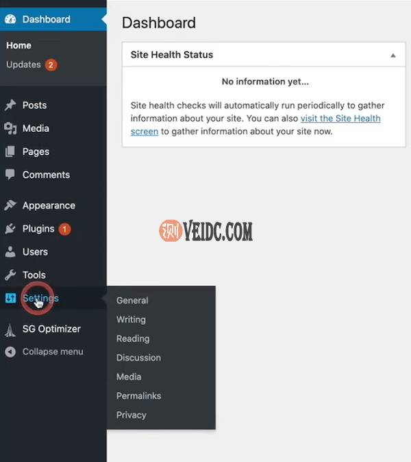 找到Settings里的General选项