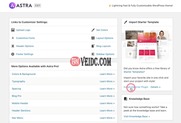 点击Install Importer Plugin