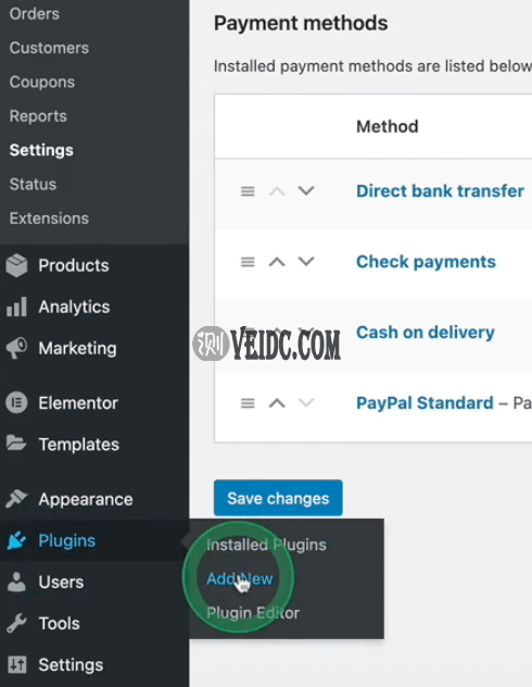 添加WordPress插件