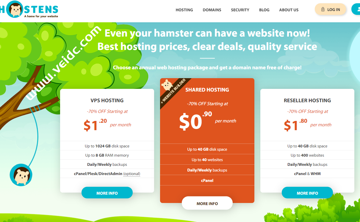 Hostens：立陶宛VPS主机，大硬盘存储VPS，限时折扣，无需优惠码，$64.8/3年起-国外主机测评