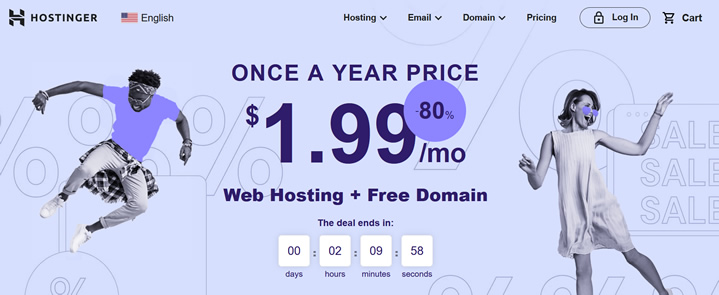 Hostinger：美国虚拟主机首月9.9元起，美国VPS首月27元-国外主机测评