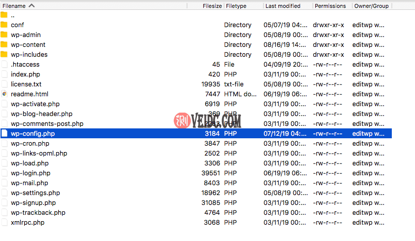 wp-config.php文件