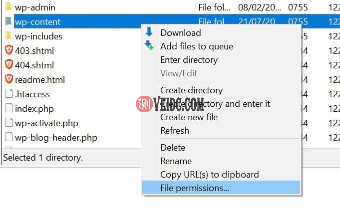 修改文件及文件目录权限
