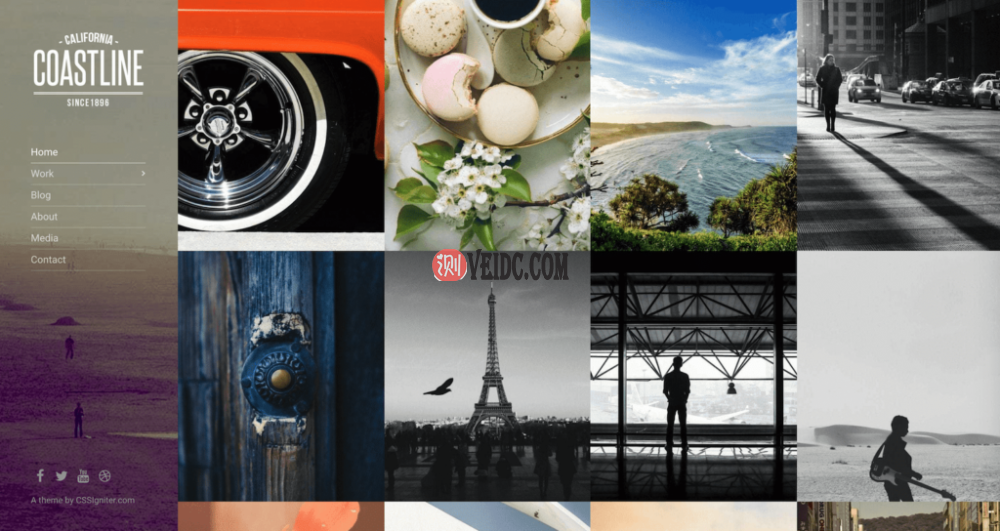 侧边栏菜单示例