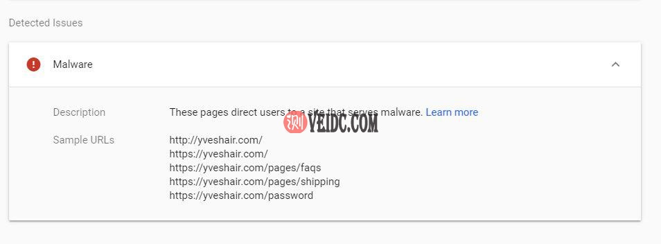 如何修复WordPress网站被Chrome提示“要访问的网站包含恶意软件”错误-1