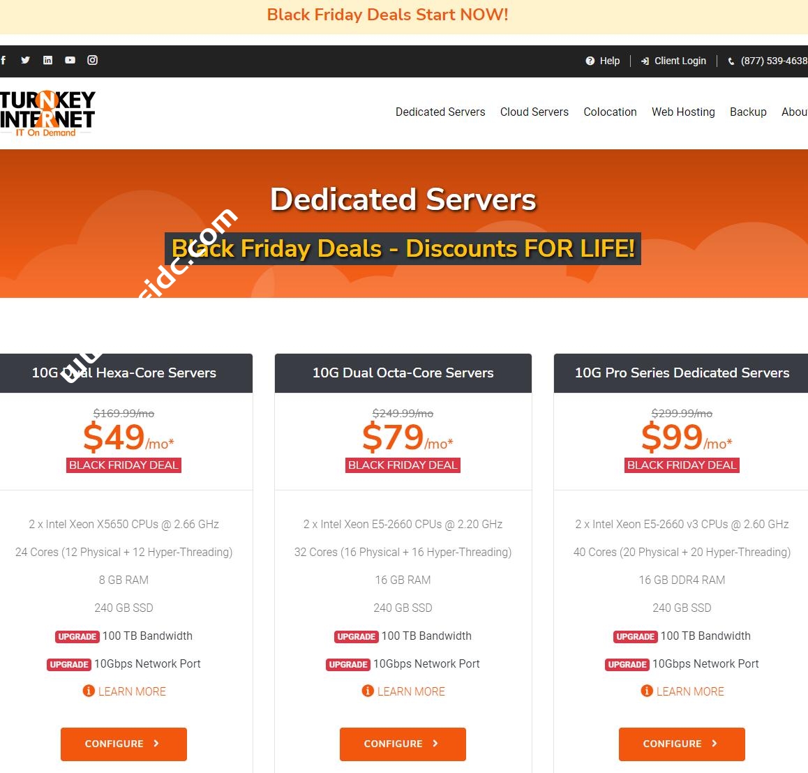 turnkeyinternet：黑色星期五，美国纽约独立服务器，10Gbps端口，免费提供windows系统，$49/月起-国外主机测评