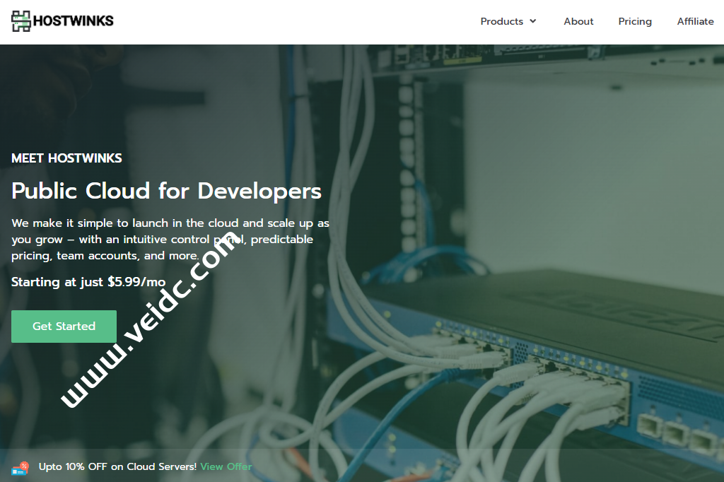 Hostwinks：黑色星期五特别优惠，印度物理服务器优惠10%，印度VPS云主机全线5折，低至$2.99/月-国外主机测评