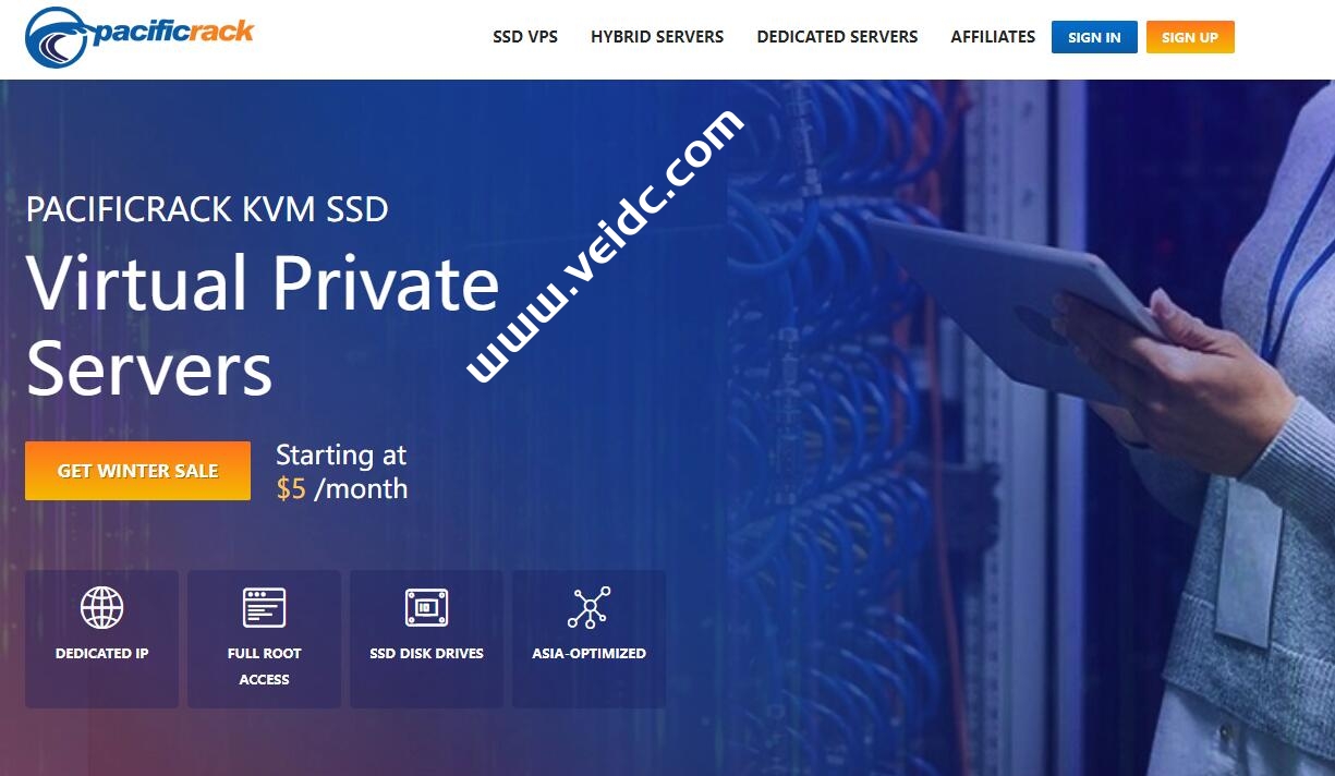 PacificRack：#黑五#，vps服务器全部8折优惠，混合服务器3折优惠，终身循环不涨价，月付$30起-国外主机测评