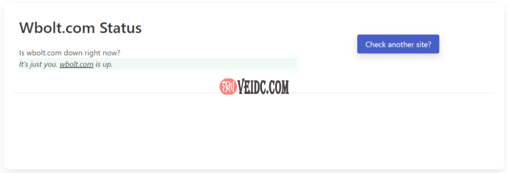 测试wbolt.com在线状态