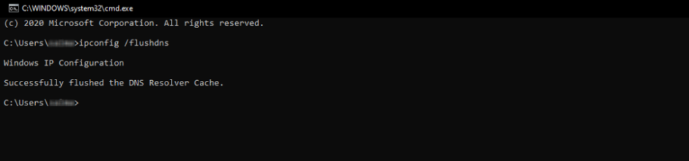 在Windows中使用命令提示符刷新DNS缓存