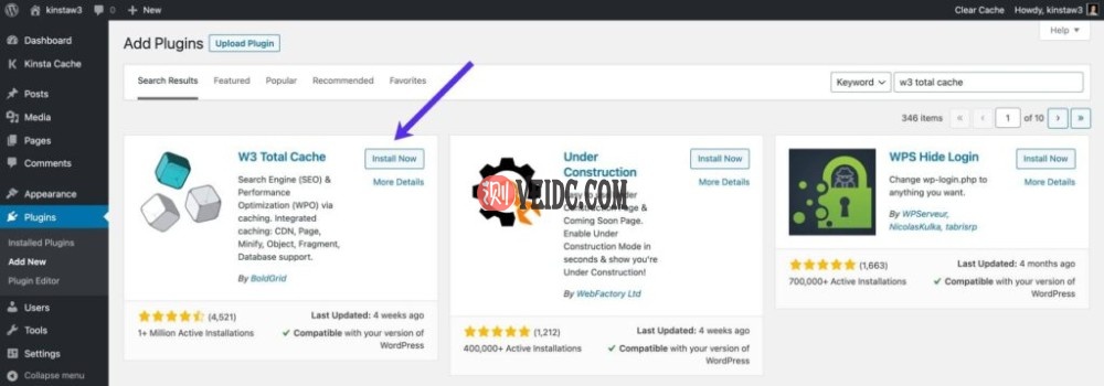 安装W3 Total Cache