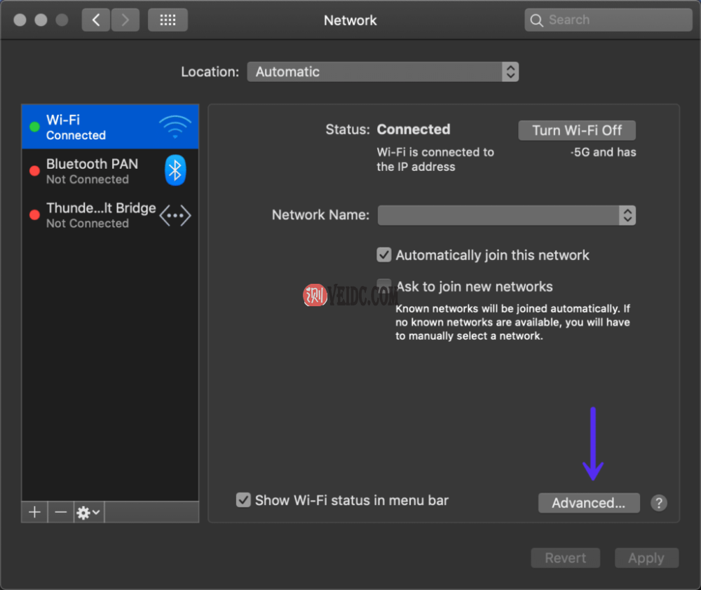 Mac网络高级设置