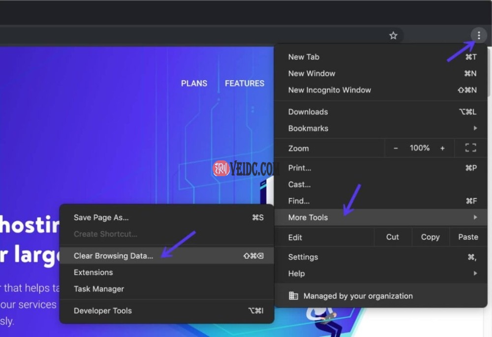 Chrome清除浏览数据