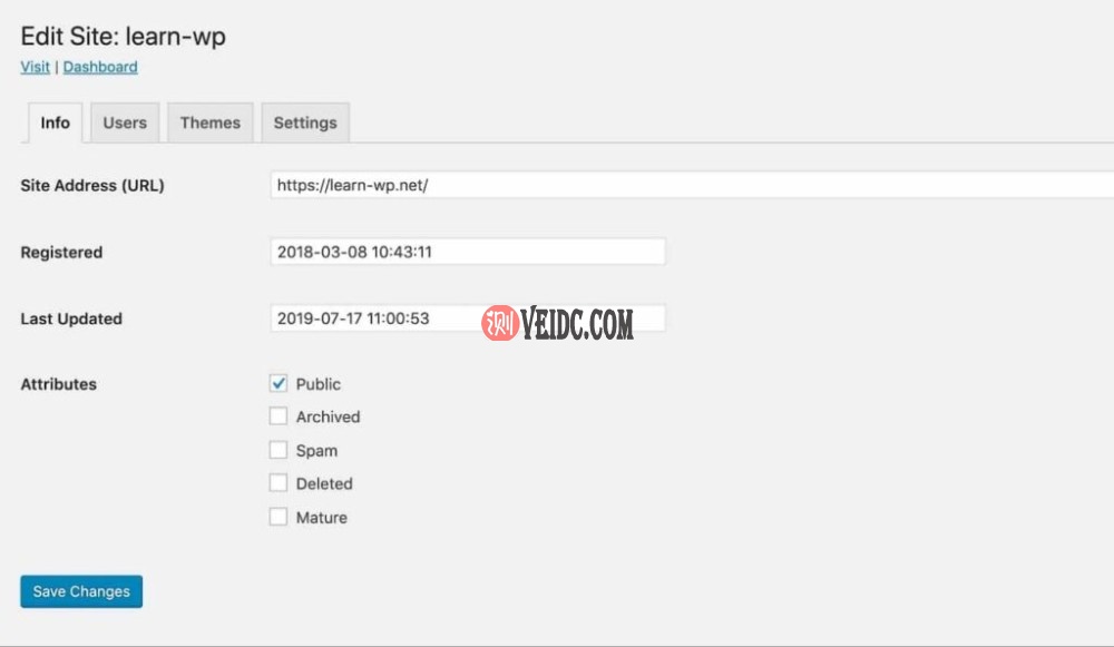 编辑您的网站名称