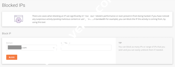 添加IP进行屏蔽