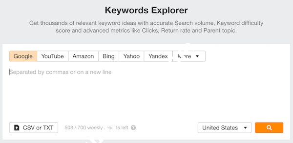 多平台关键词分析