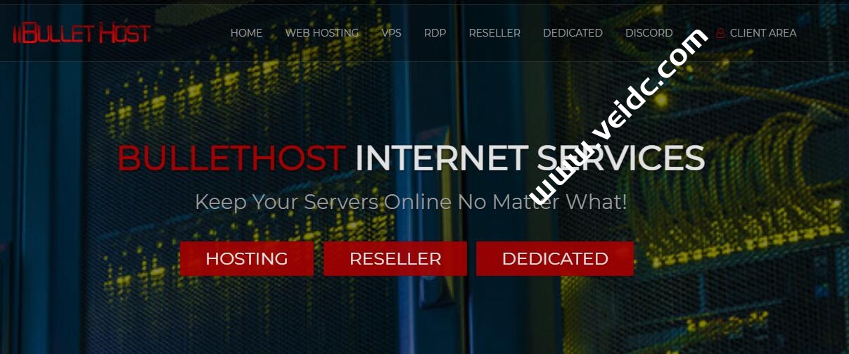 Bullethost：保加利亚vps，1核/512MB内存/10GB SSD硬盘/100Mbps端口不限流量，$20/年-国外主机测评