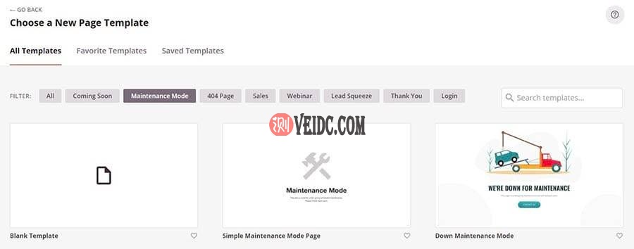 SeedProd插件页面模板