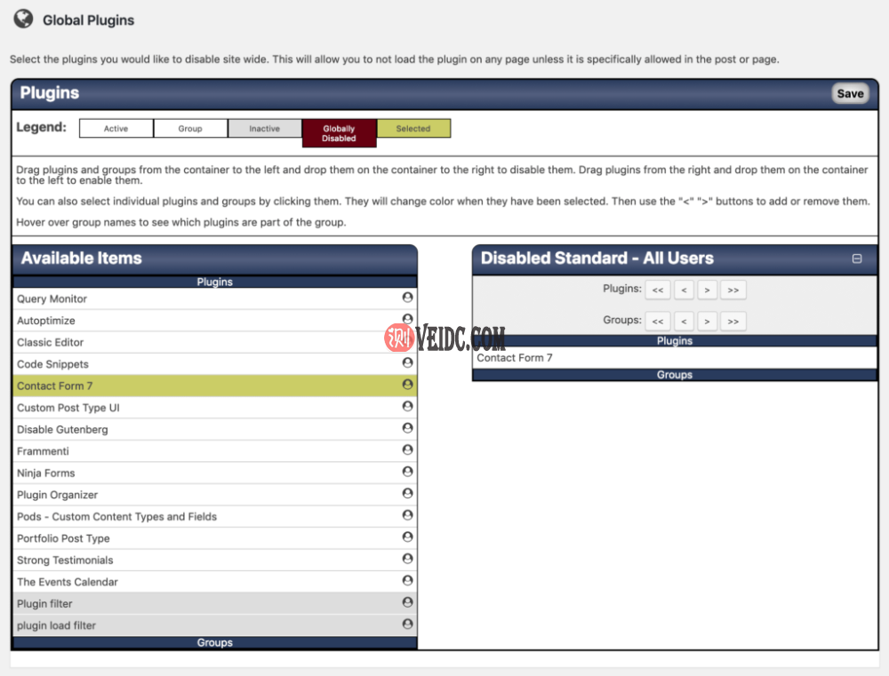 CF7已被全局禁用