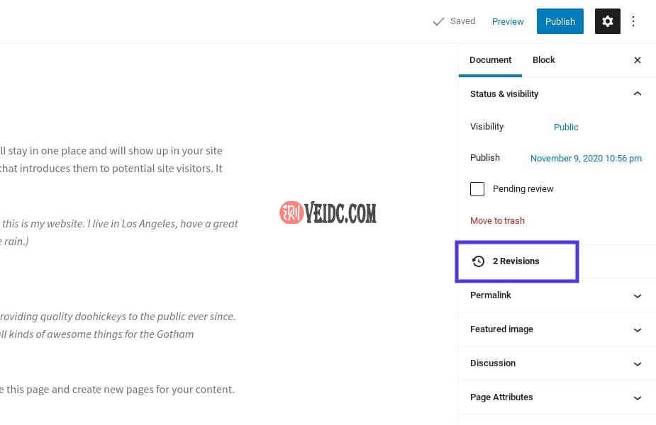 WordPress修订工具