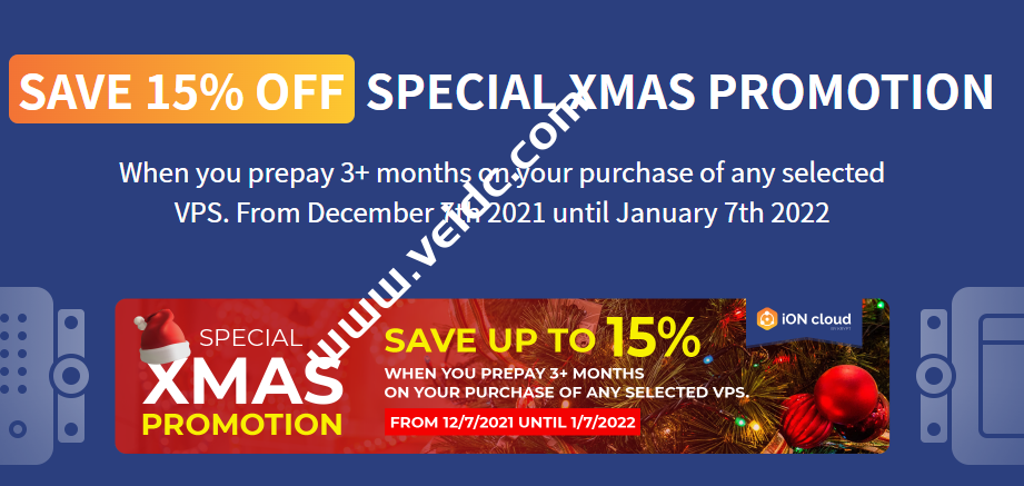 IONCloud：#圣诞元旦优惠#，洛杉矶云主机季付可享15%折扣-国外主机测评