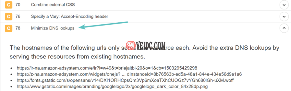 最小化Pingdom中的DNS查找