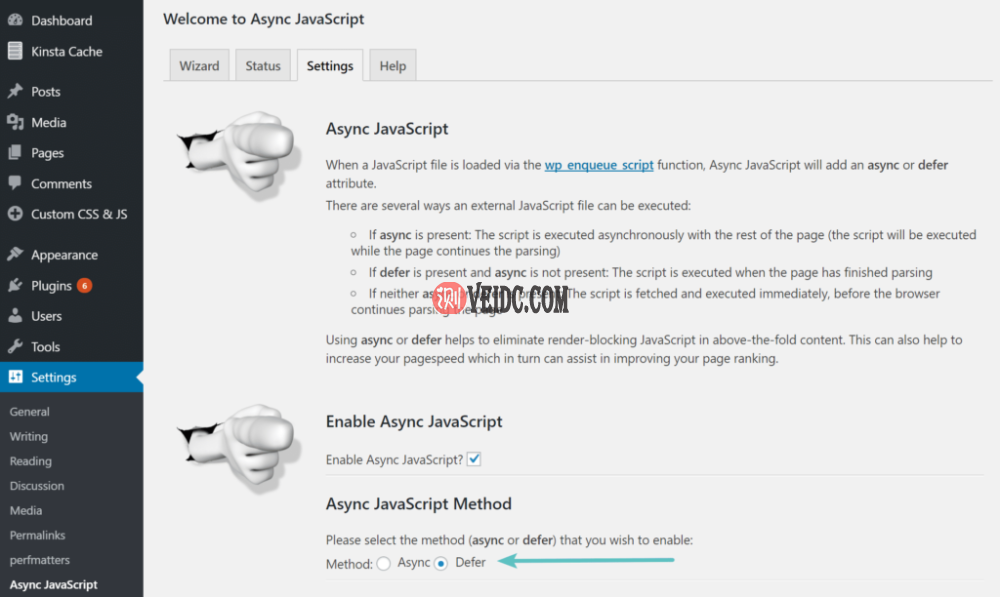 在WordPress中推迟JavaScript