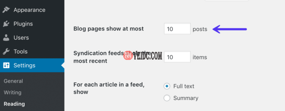 WordPress限制列表文章数量设置