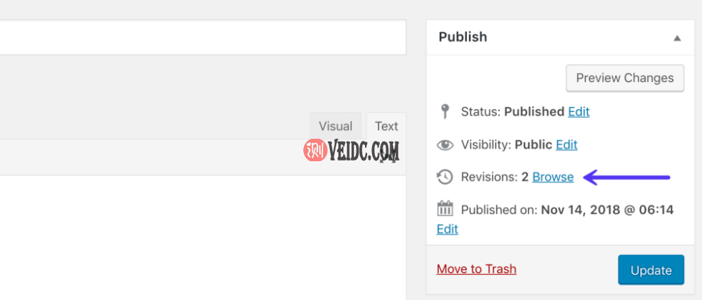 WordPress修订版本