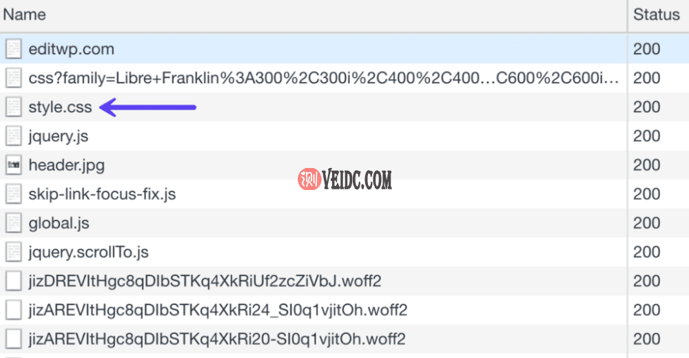 没有查询字符串