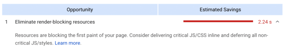 消除渲染阻塞资源