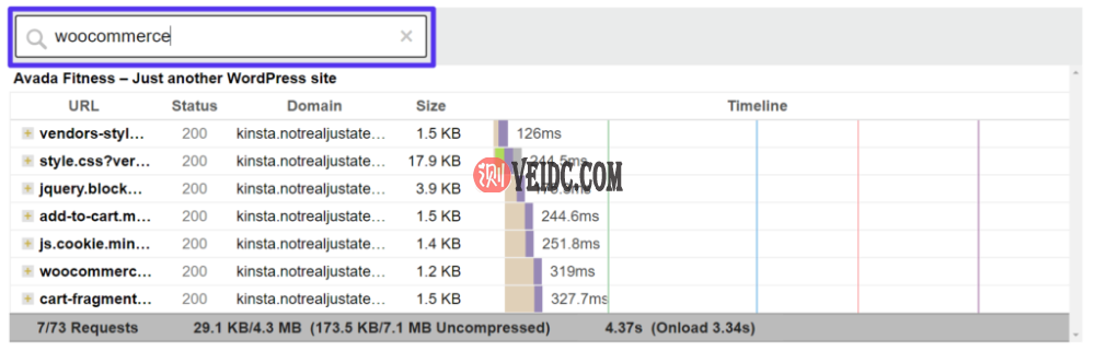 WooCommerce插件HTTP请求数量
