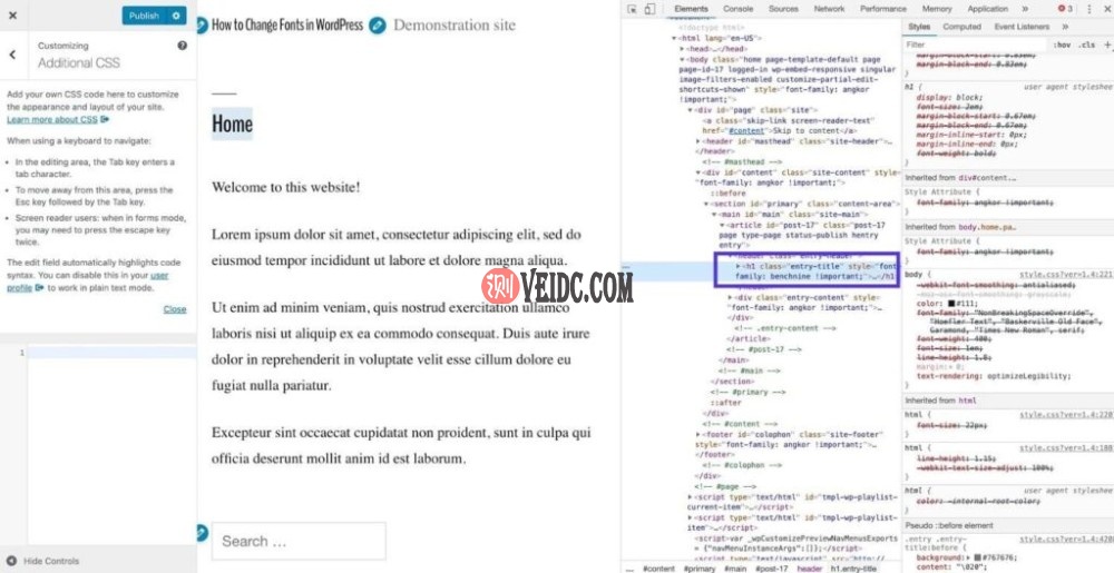 在Chrome中检查您的代码