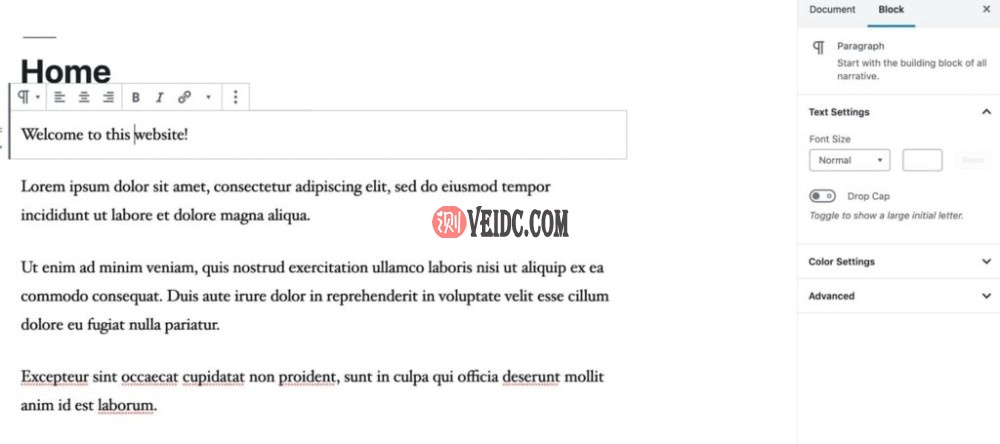 颜色设置选项卡