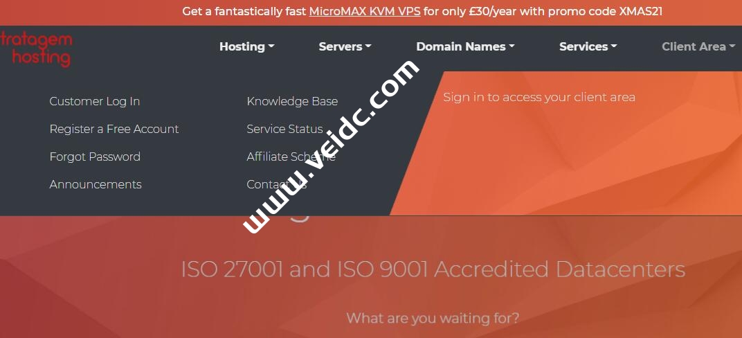 Stratagem：英国主机商-£30/年/2核/2GB内存/30GB SSD空间/10TB流量-国外主机测评