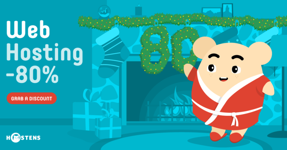 Hostens：圣诞促销，共享主机最高优惠70%，低至$3.6/年-国外主机测评